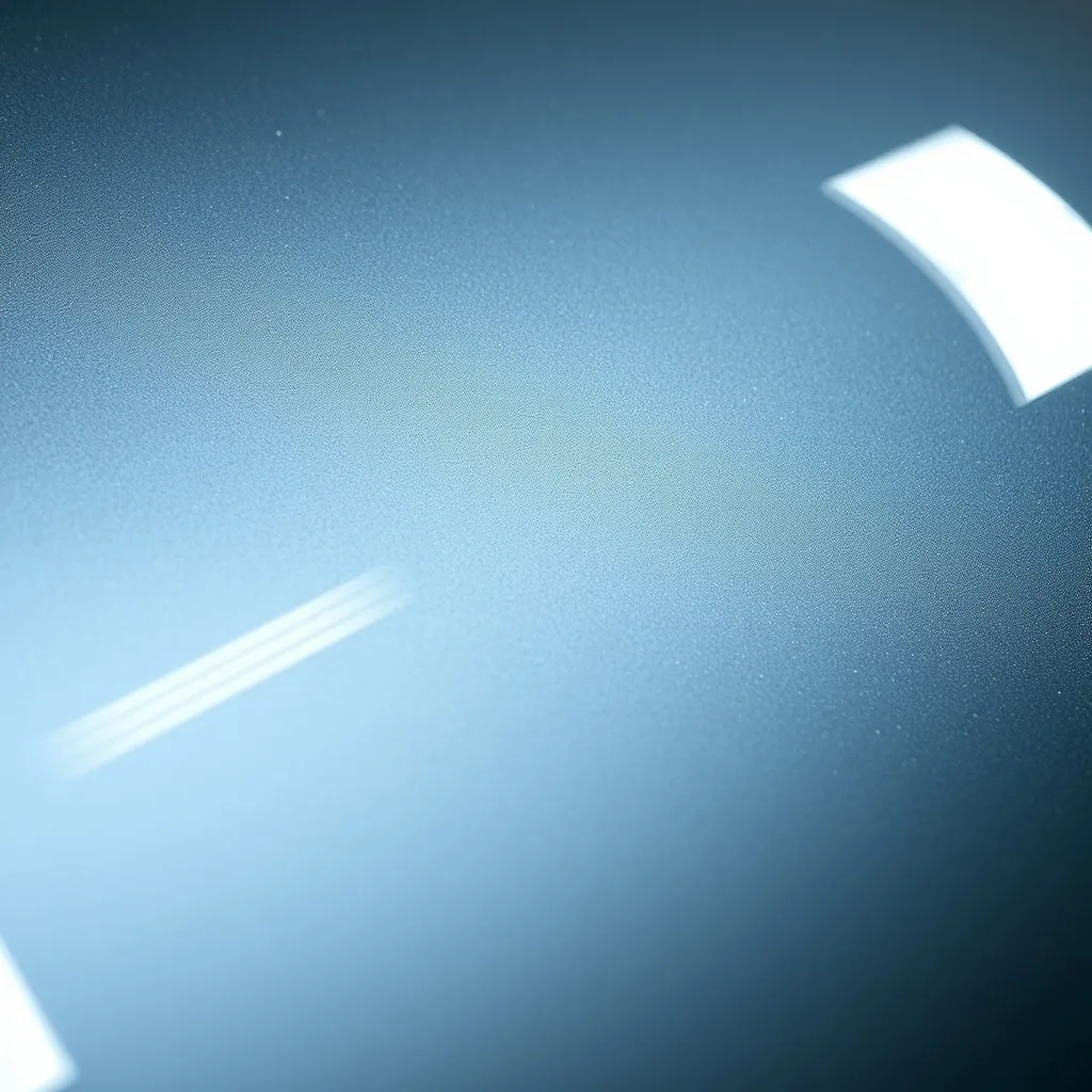 Extreme close-up of car paint surface showing swirl marks an